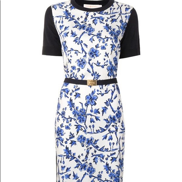 Tory Burch Greer Panelled Dress - Picture 3 of 4